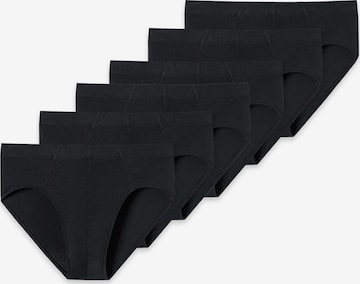 SCHIESSER Slip '95/5 Essentials - Organic Cotton' in Schwarz: Vorderseite