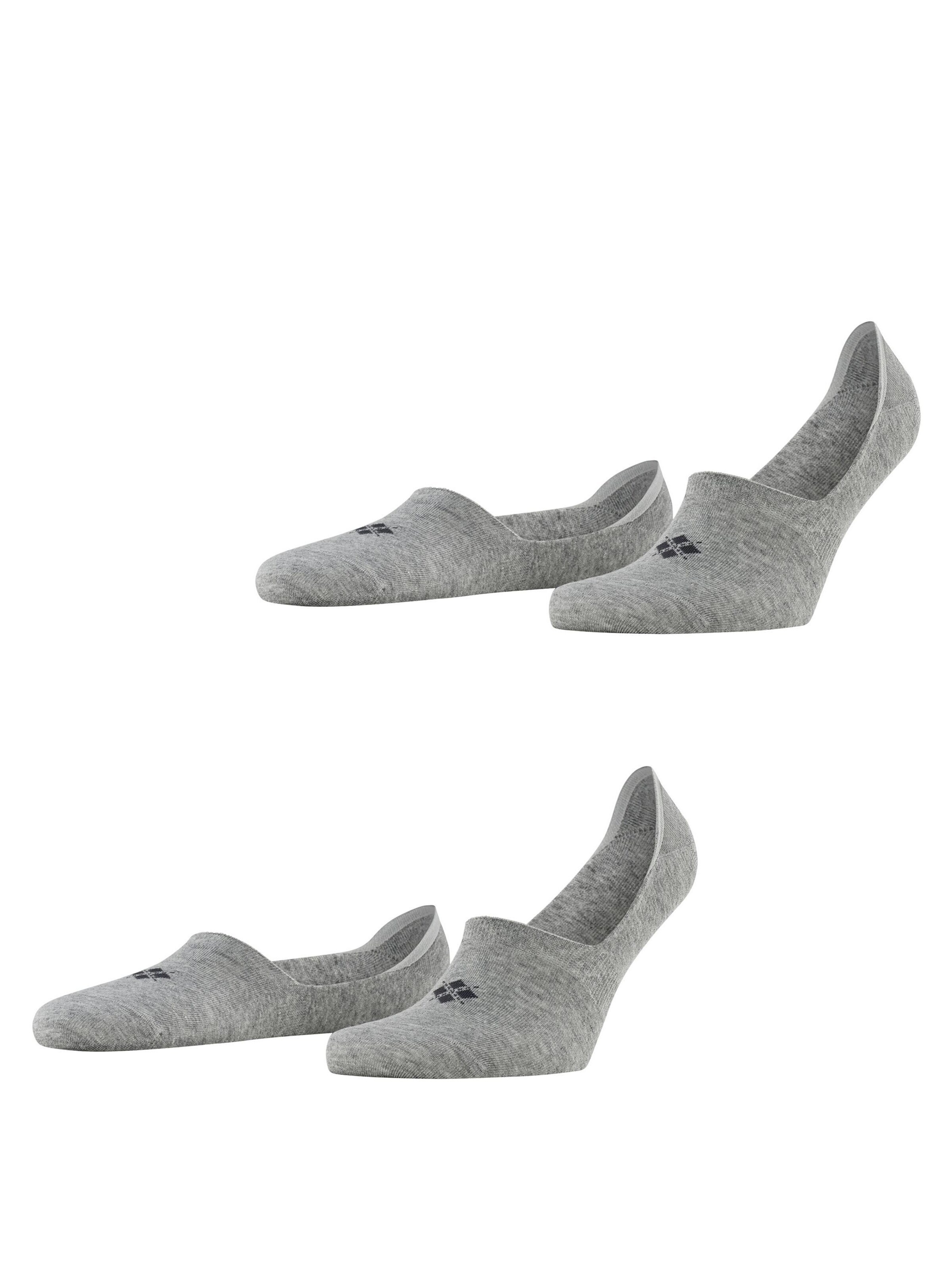BURLINGTON Füßlinge 'Everyday 2-Pack'‌‌‌‌‌‌‌‌ in Grau: Vorderseite