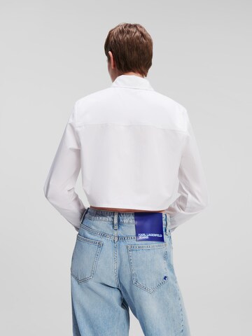 KARL LAGERFELD JEANS Blúz - fehér