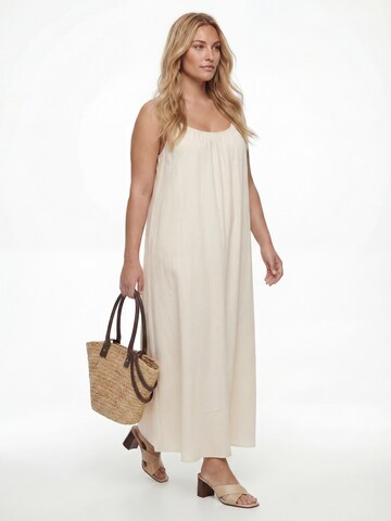 CITA MAASS - Shopper 'STRAW BAG' en beige