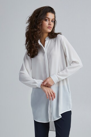 ICHI Blouse in White: front