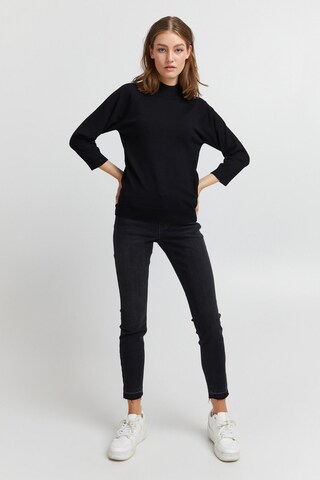 PULZ Jeans Sweater 'SARA' in Black