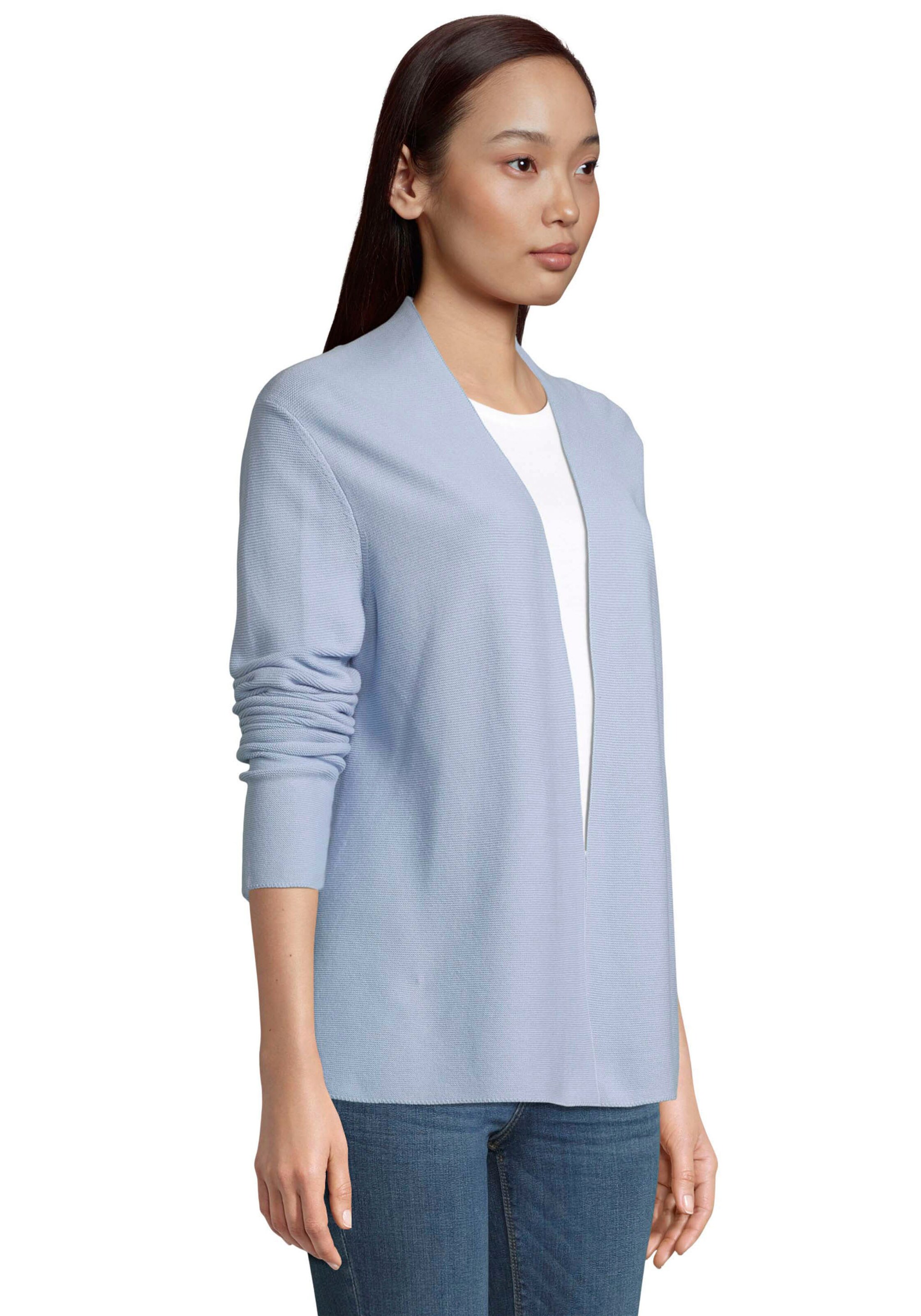 TOM TAILOR Knit Cardigan in Blue: front