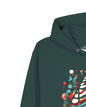 Felpa 'Christmas Tree' di Watapparel in verde