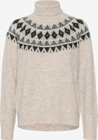 Kaffe Pullover 'Melissa' in Beige: predná strana