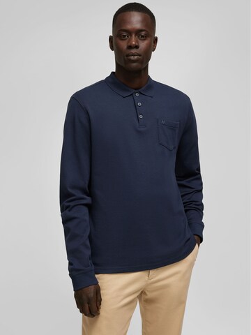 HECHTER PARIS Shirt in Blauw: voorkant