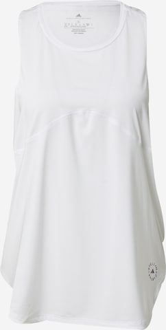 adidas by Stella McCartney Sports Top in White: front