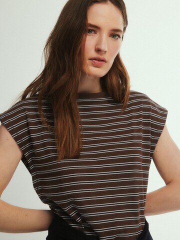 The Set - Vestido en marrón