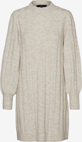 VERO MODA Knitted dress 'ALANIS' in Beige: front