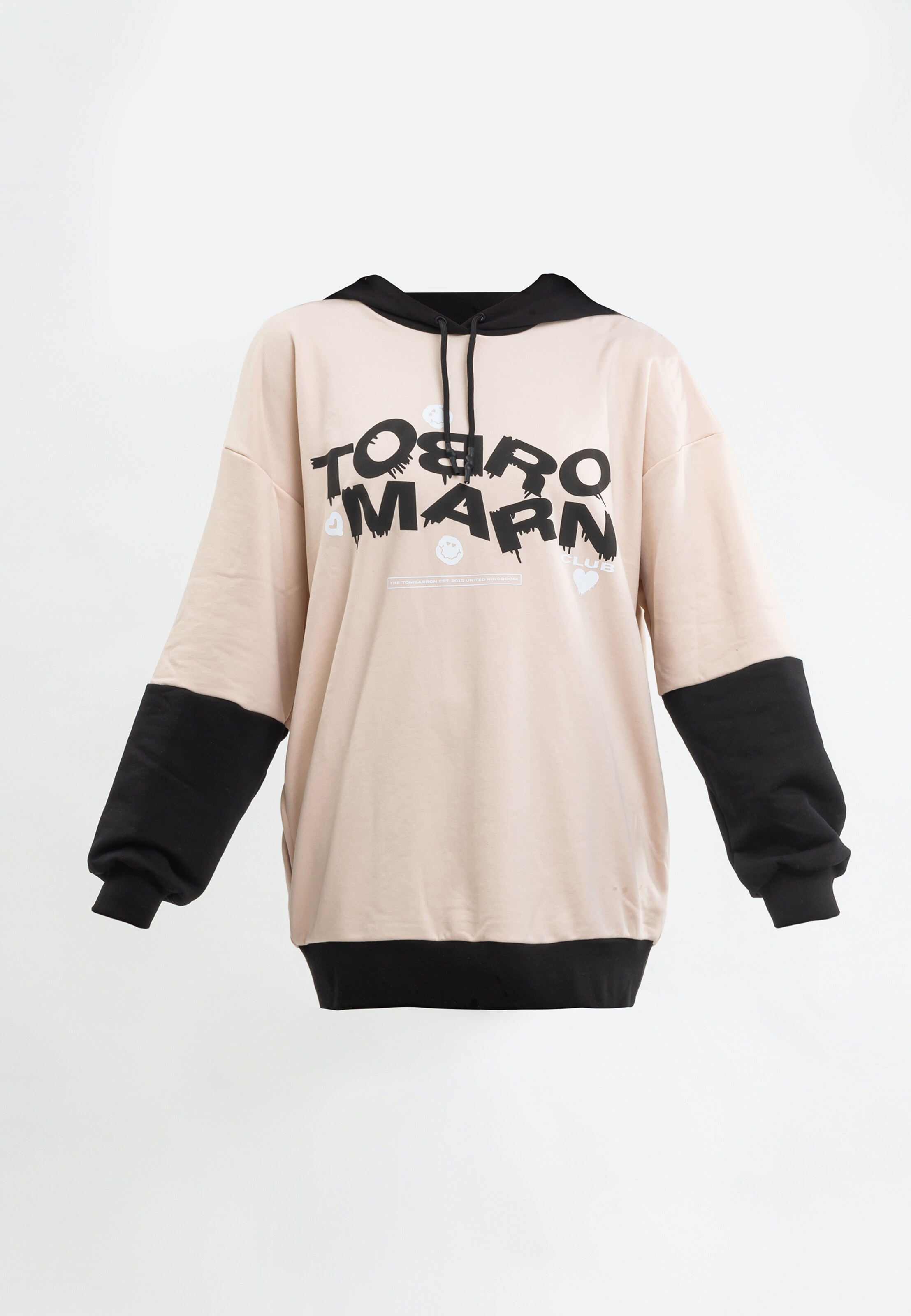 Tom Barron Sweatshirt in Beige: voorkant