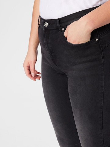 ONLY Curve Skinny Jeans 'WAUW' in Black