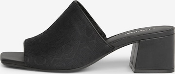 Mule Calvin Klein en noir : devant