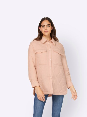 heine Between-Season Jacket in Pink: front