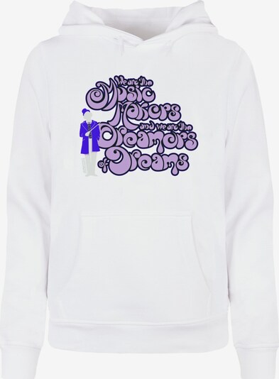 ABSOLUTE CULT Sweatshirt 'Willy Wonka - Dreamers' in blau / hellgrau / schwarz / offwhite, Produktansicht