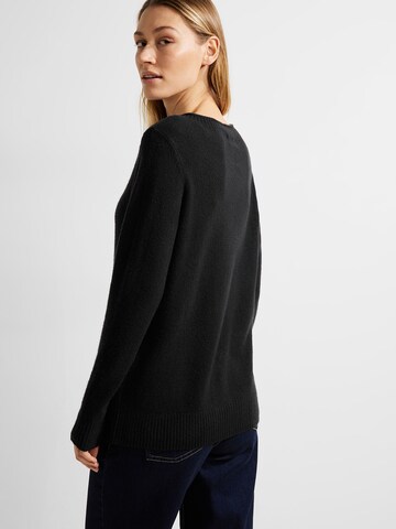 CECIL Pullover i sort