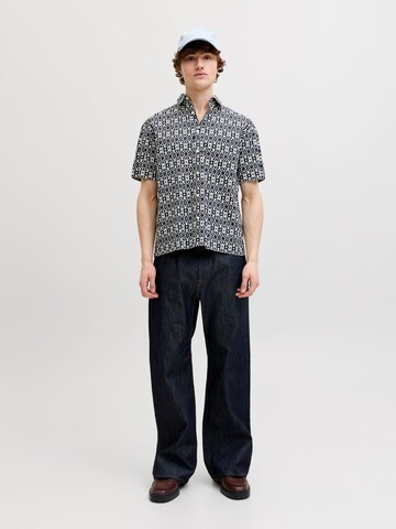 JACK & JONES Comfort Fit Hemd in Blau