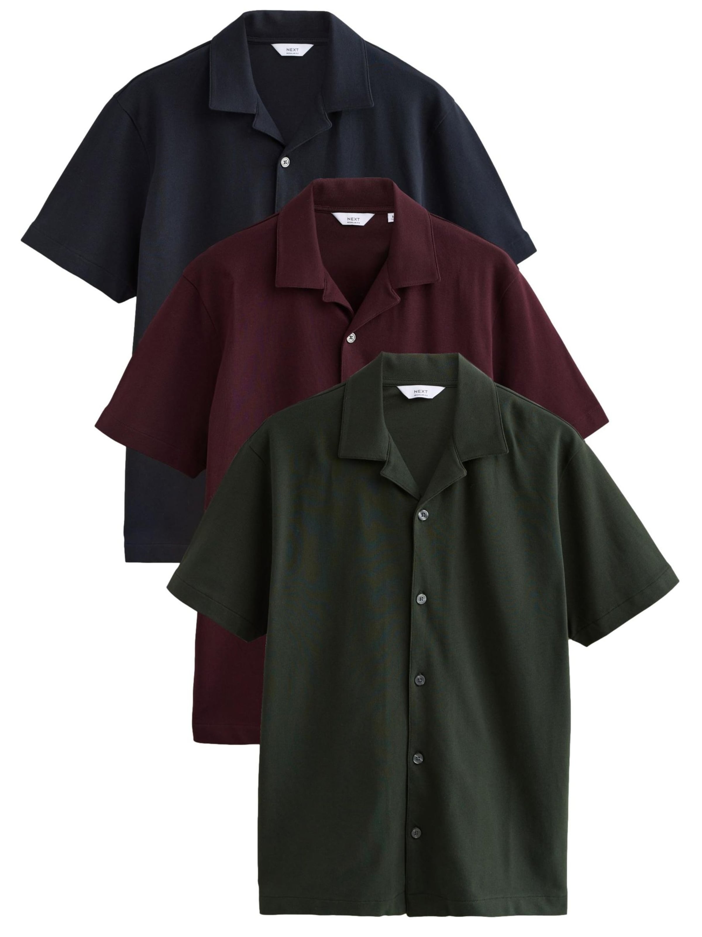 Next Regular fit Риза в синьо: отпред