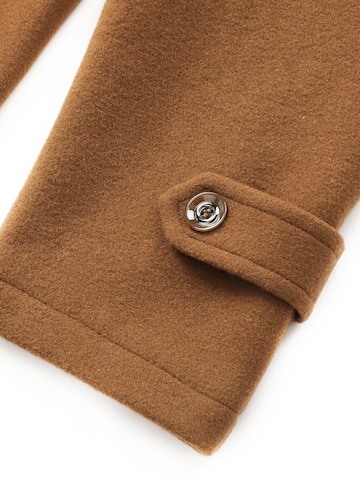 ALLTHEMEN Winterjas 'Morgenkühle' in Bruin