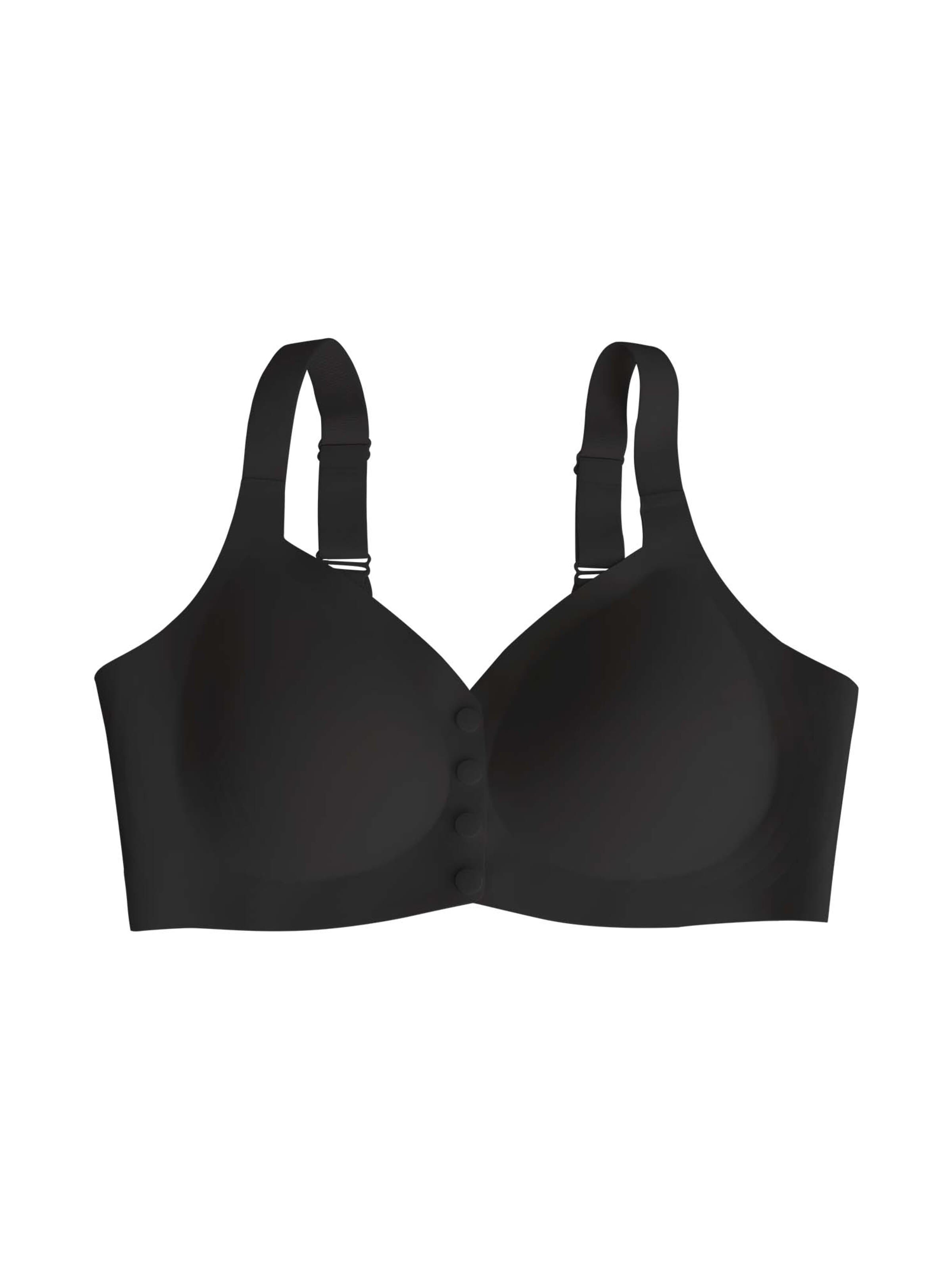 SHARICCA Bralette Bra 'SHARICCA Plus Size Women's Bra' in Black: front
