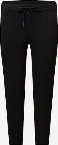 ONLY Carmakoma Slim fit Pants in Black: front