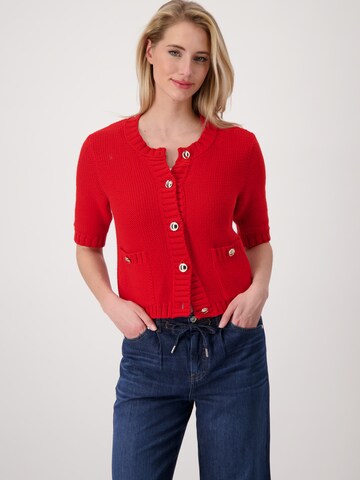 monari Knit Cardigan in Red: front