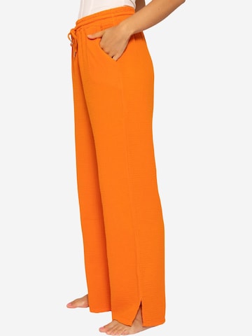 SASSYCLASSY Loosefit Παντελόνι σε πορτοκαλί