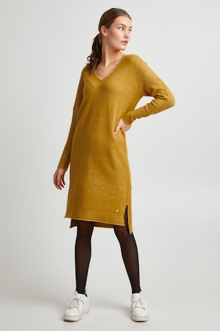 Oxmo Knitted dress 'IDA' in Yellow