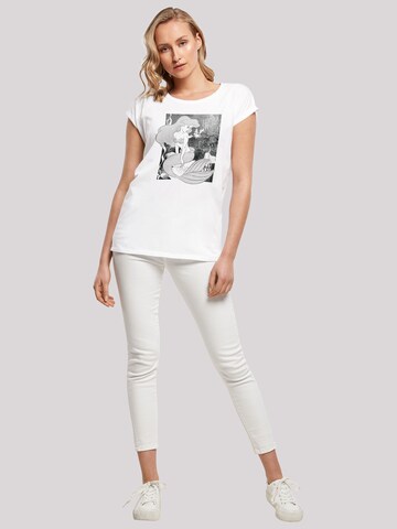 T-shirt 'Disney Girls The Little Mermaid' F4NT4STIC en blanc