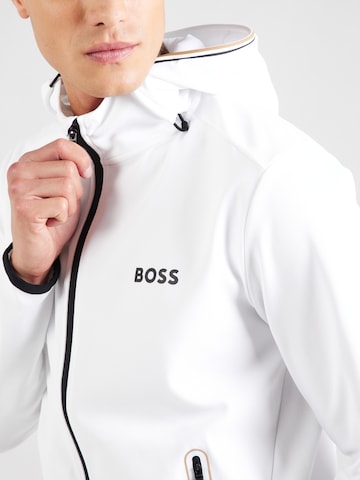 BOSS Спортивная куртка 'Sicon' в Белый
