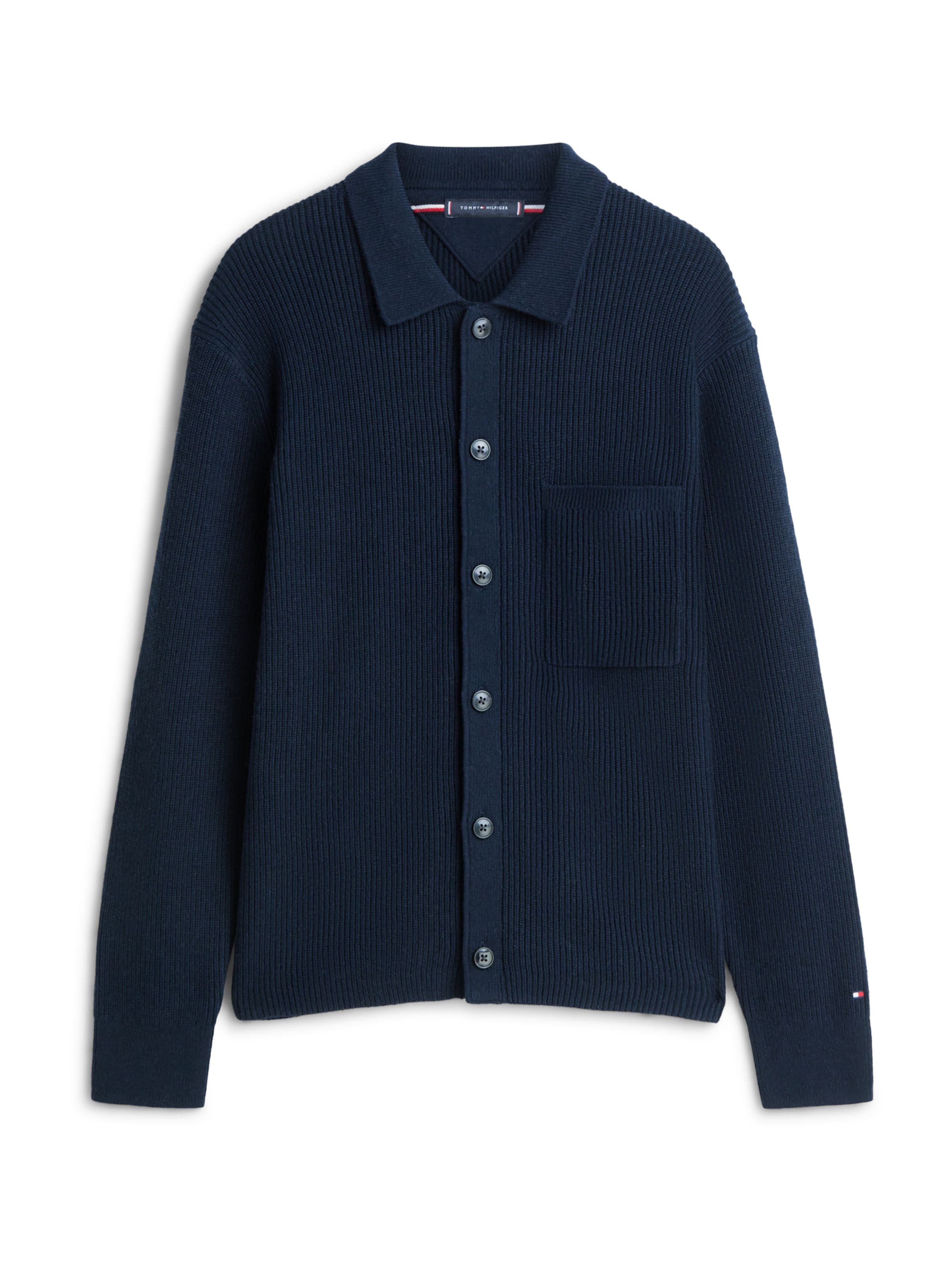 TOMMY HILFIGER Kofta 'FISHERMAN' i blå: framsida