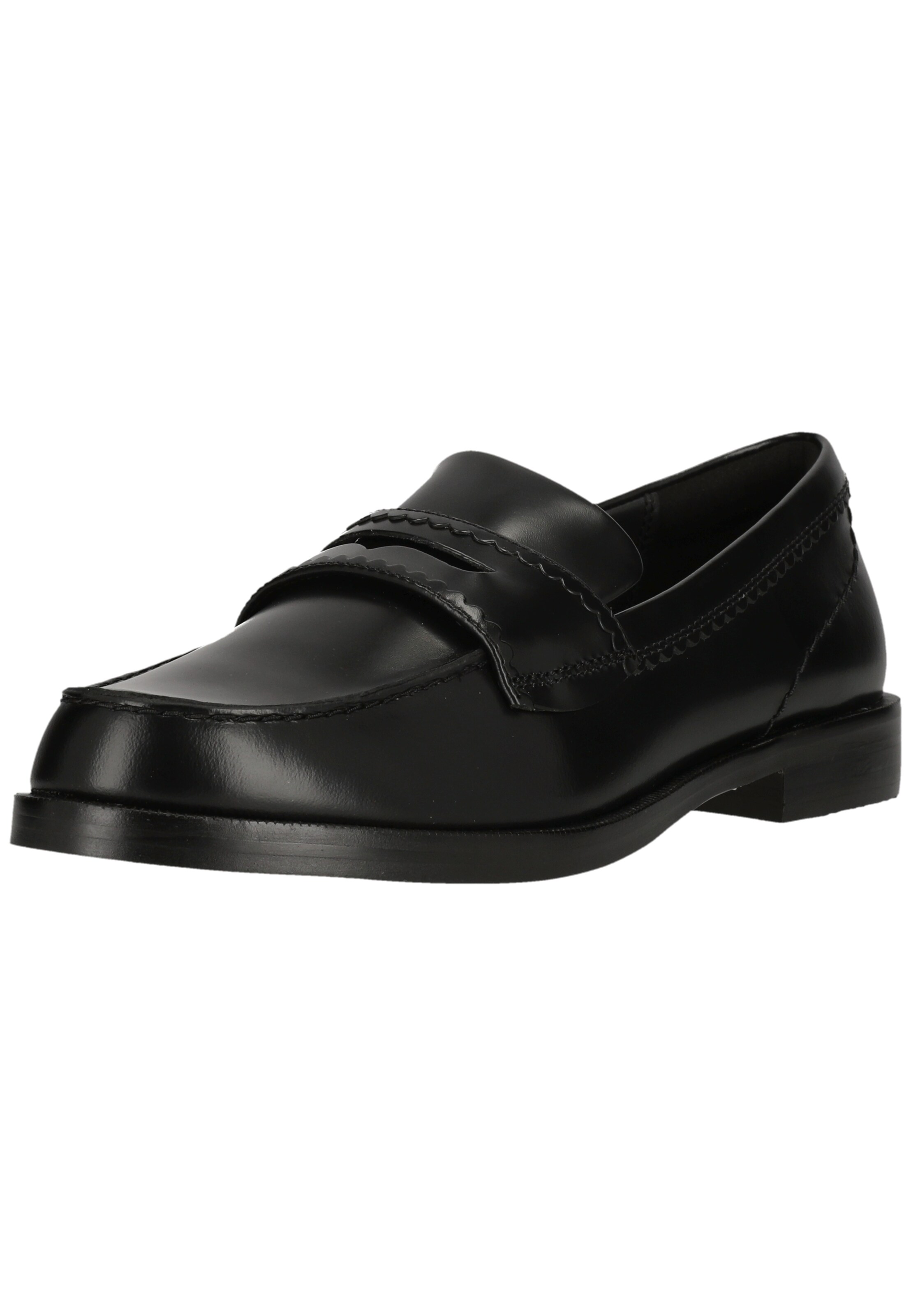 CLARKS Slip-ons 'Straven' in Black: front