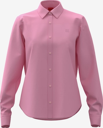 HUGO Bluse 'Essential' in Pink: predná strana