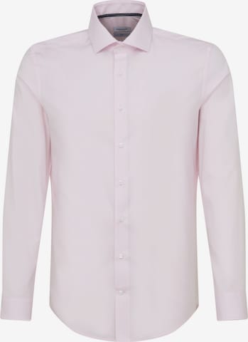 Chemise business SEIDENSTICKER en rose : devant