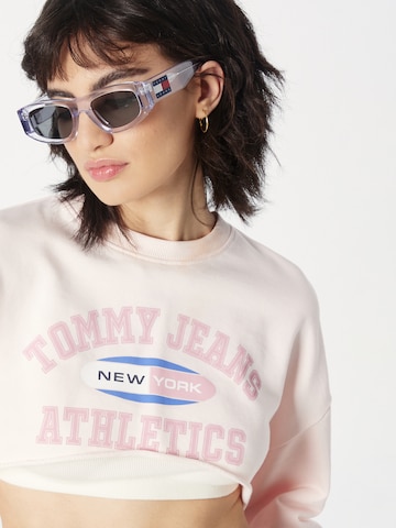 Bluză de molton de la Tommy Jeans pe roz