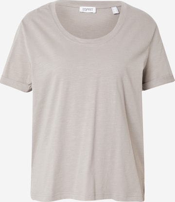 T-shirt ESPRIT en gris : devant