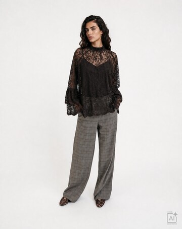 Milano Italy Blouse in Brown