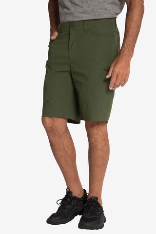 JAY-PI Regular Athletic Pants in Green: front