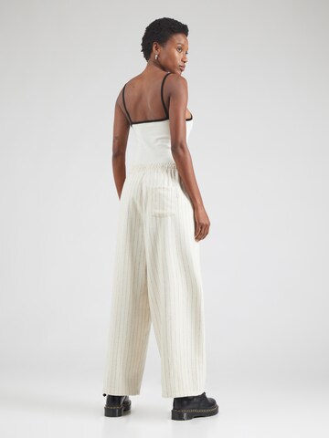 iets frans Wide leg Trousers 'KNOX' in Beige