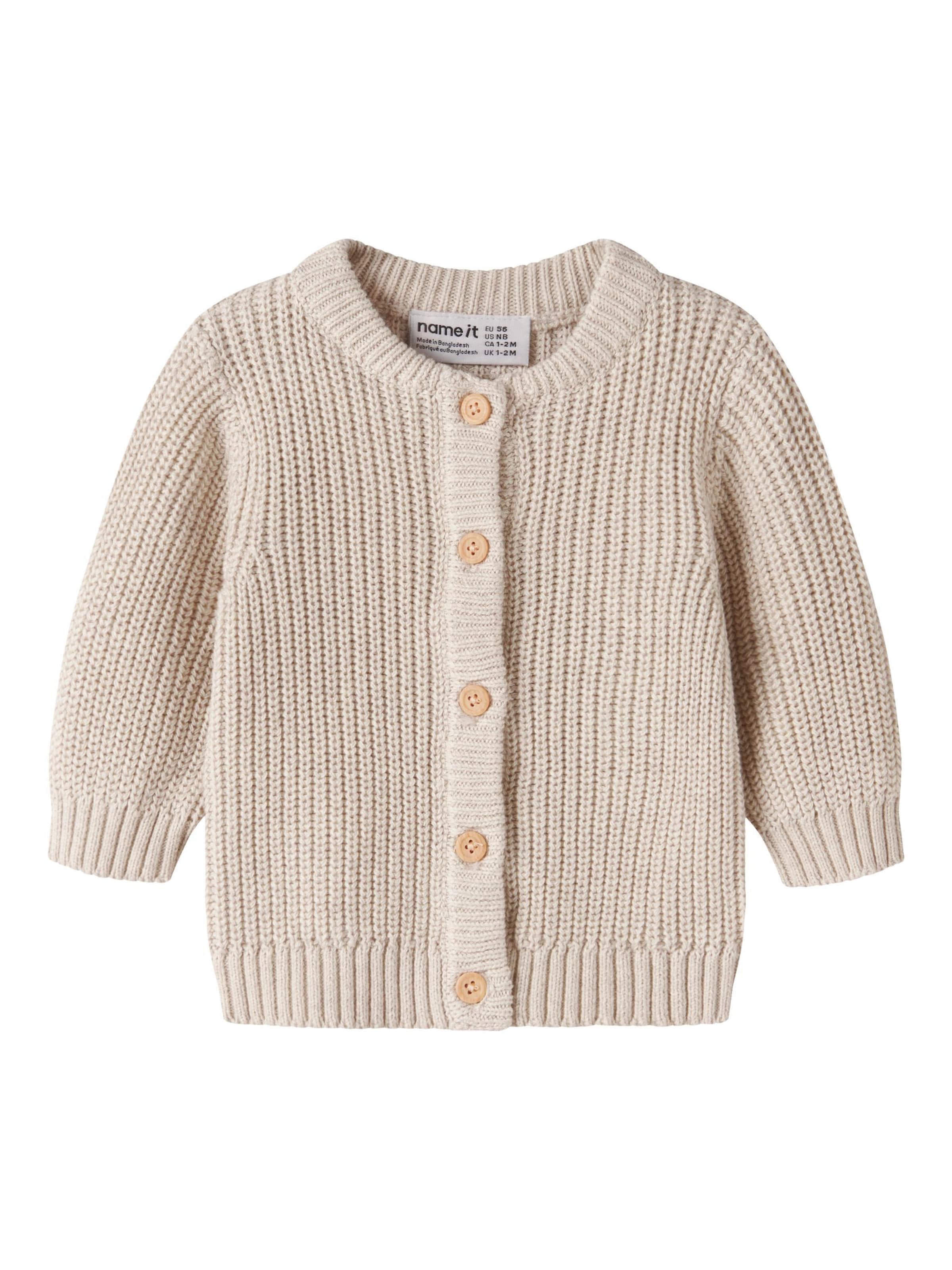 NAME IT - Cárdigan en beige: frente