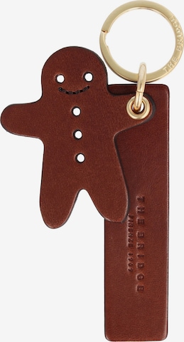 The Bridge Key Ring 'Duccio ' in Brown: front