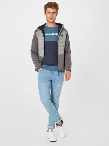 Veste mi-saison 'TOBY' JACK & JONES en gris