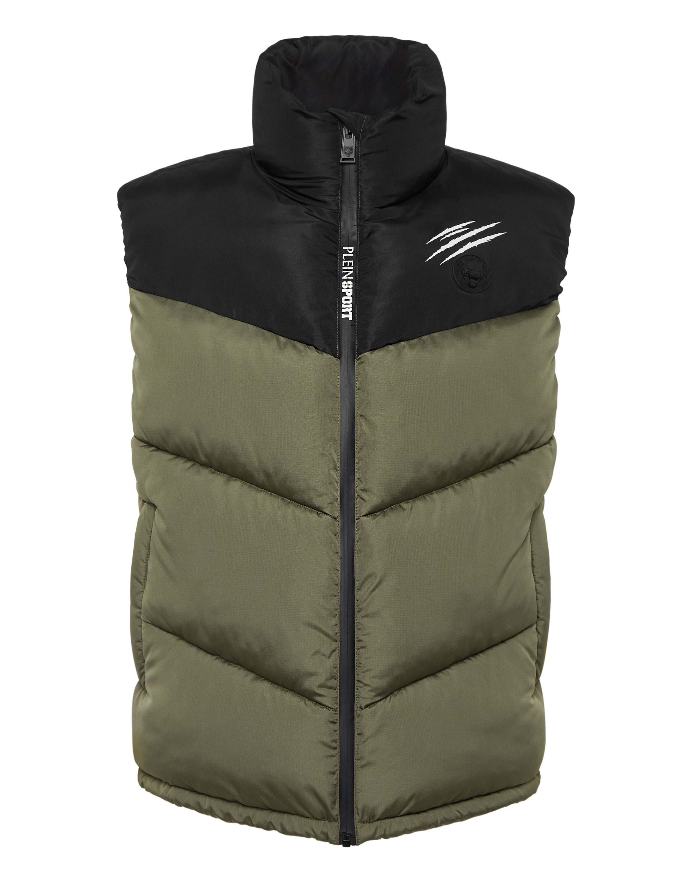 Plein Sport - Chaleco en verde: frente