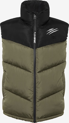 Plein Sport Bodywarmer in Groen: voorkant
