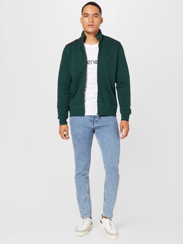 Veste de survêtement TOMMY HILFIGER en vert