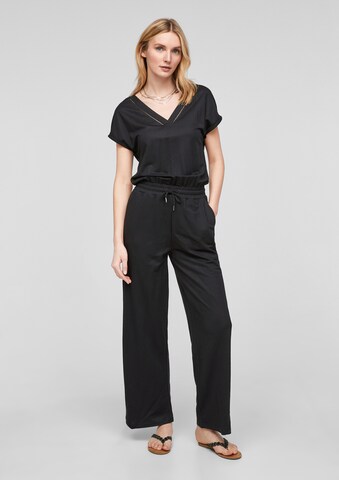 s.Oliver Jumpsuit in Black: front