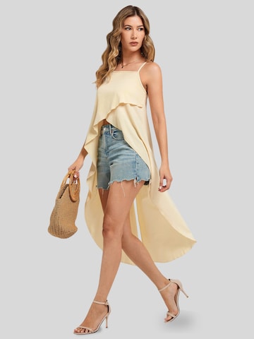 LapaPlus - Top 'Women Shirt' en beige