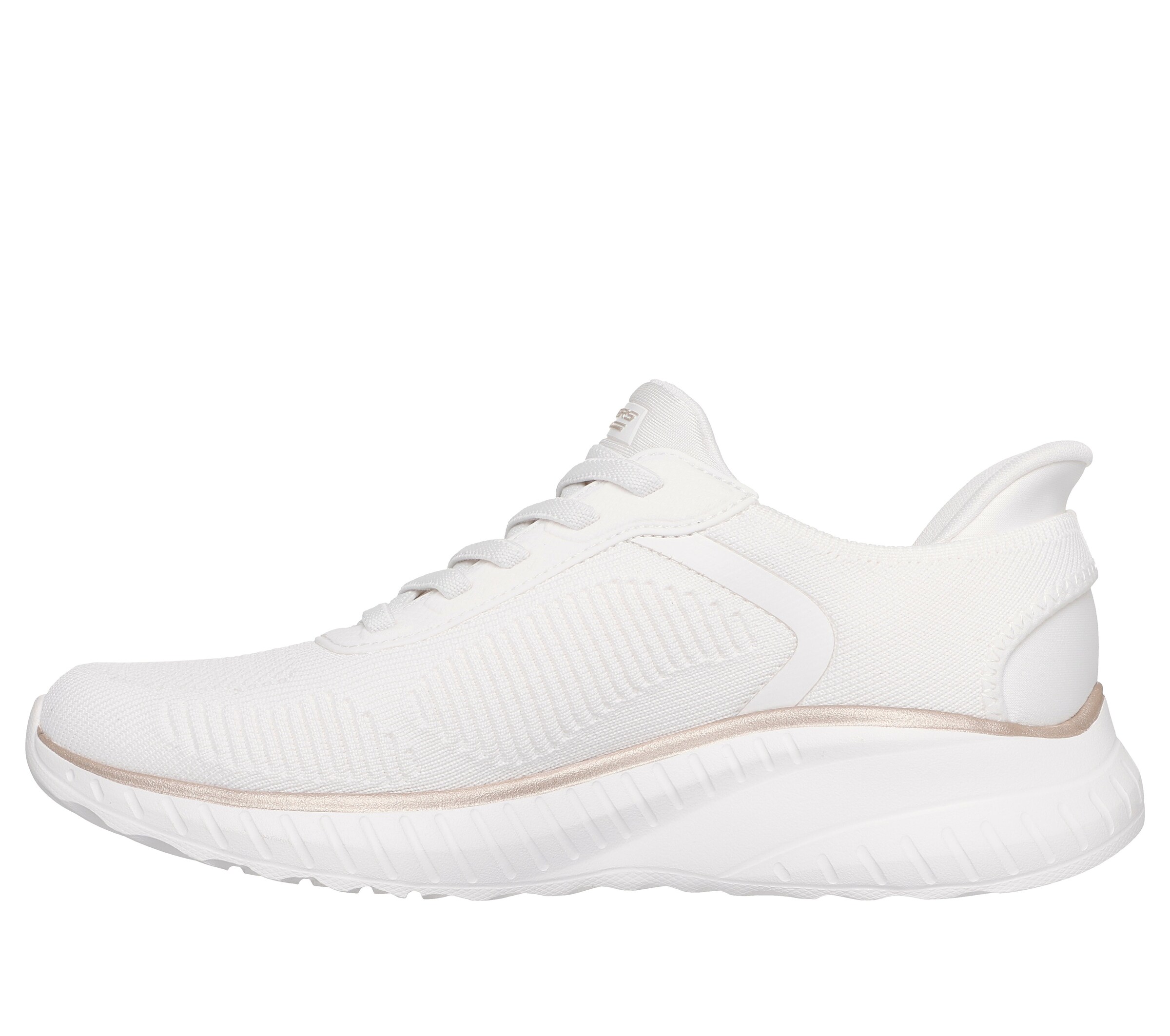 Baskets basses 'Bobs Squad' SKECHERS en blanc