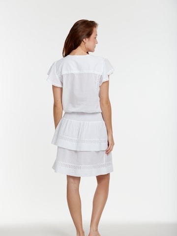 OLYMPIA Kleid in Weiß