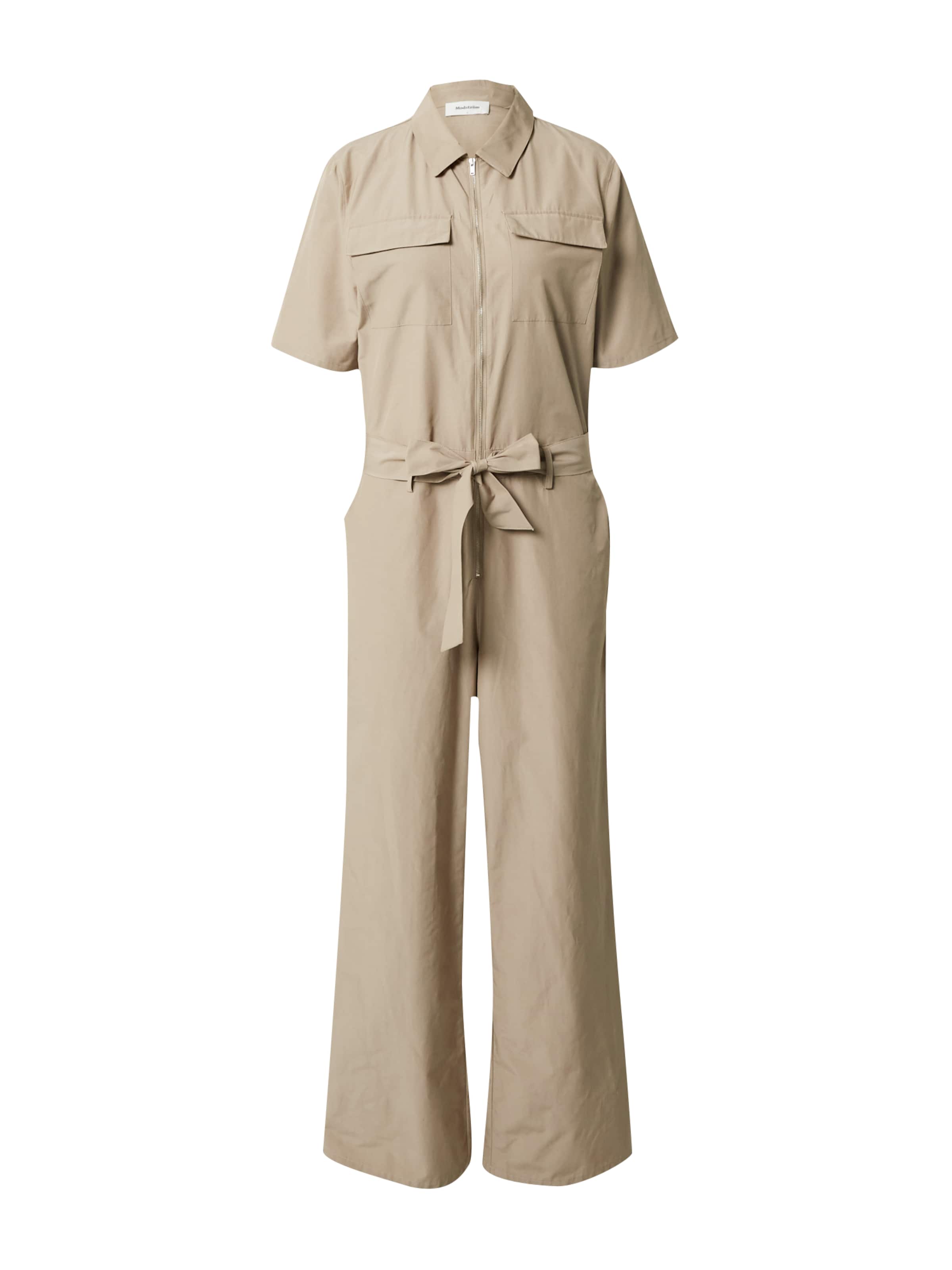 modström - Jumpsuit 'Dede' en beige: frente