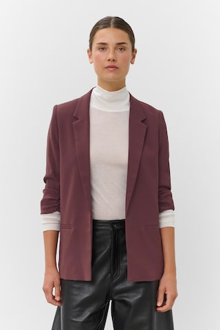 SOAKED IN LUXURY - Blazer 'Shirley' em roxo: frente